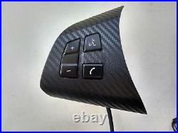 BMW X5 E70 E70LCi GLOSSY CARBON STEERING WHEEL CONTROL BUTTONS SWITCH heated