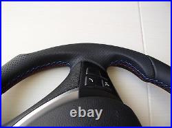 BMW X5 E70 X6 E71 NEW NAPPA LEATHER ERGONOMIC INLAYS flat bottom / SALE