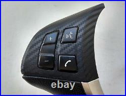 BMW X5 E70 X6 E71 SPORT GLOSSY CARBON STEERING WHEEL BUTTONS PANEL HEATED sport