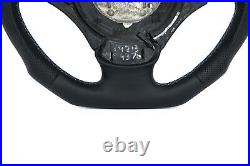 Bmw 3 E90 E91 X1 E84 Nappa Leather Ergonomic Inlays Heated Sw Thick Flat Bottom
