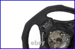 Bmw 3 E90 E91 X1 E84 Nappa Leather Ergonomic Inlays Heated Sw Thick Flat Bottom