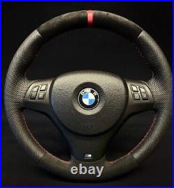Bmw E82 E84 E87 E88 E90 E92 E93 Alcantara Steering M Sport Wheel Refurbished