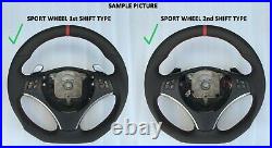 Bmw Sport 1/3/x E82/87/90/92/84 New Nappa Ergonomic Inlays Shift Sw Flat Bottom