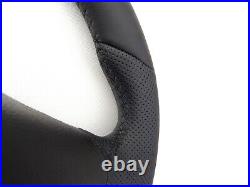 Bmw Sport 1/3/x E82/e87/e90/92/84 New Nappa Leather Ergonomic Inlays Flat Bottom