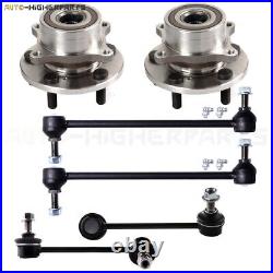 For 2014-2015 Honda Pilot 6 Pcs Front Steering Sway Bar End Link & Wheel Hub