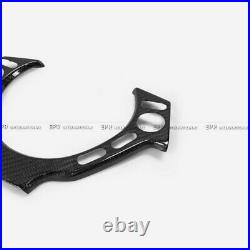 For Nissan GTR R35 Dry Carbon Fiber Inner Steering Wheel Switch Panel Parts