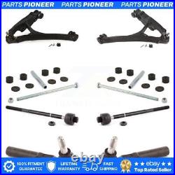 Front Control Arm Ball Joint Tie Rod End Link Kit (8Pc) For Chevrolet Silverado