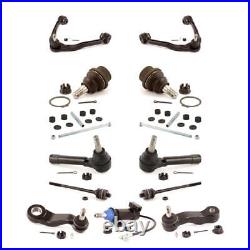 Front Control Arms Lower Ball Joints Tie Rods Link Sway Bar Kit (13Pc) For