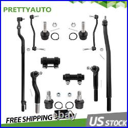 Front Drag Link Ball Joints Sway Bar Links Tie Rods For Ford F-250 F-350 SD 4WD