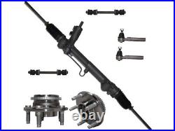 Front Steering Rack Wheel Hub Tie Rod End Sway Bar Link Kit For Mustang KX83Q3