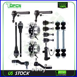 Front Steering Tie Rod Ball Joint Sway Bar Wheel Hub Bearning For 02-06 Avalanch