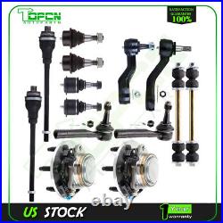 Front Steering Tie Rod End Ball Joint Sway Bar Wheel Hub For 2000-2006 GMC Yukon