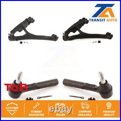 Front Suspension Control Arm Assembly & Tie Rod End Kit For Chevrolet Silverado