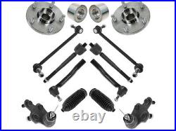 Front Wheel Hub Ball Joint Sway Bar Link Kit For 04-10 Toyota Sienna ZG24B3