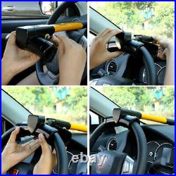 Heavy Duty Car Truck Steering Wheel Anti-Theft Lock Security Automatic Lockcore