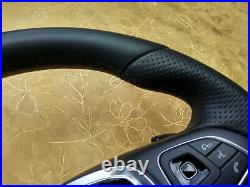 MERCEDES BENZ E W213 C238 COUPE A238 NAPPA LEATHER STEERING WHEEL shift paddles