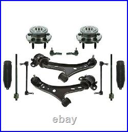 New Control Arm Tie Rod Sway Bar Link Boot Bellow Wheel Hub Kit for Ford Mustang