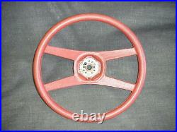 Nos 71 72 73 74 Red 4 Bar Sport Steering Wheel Camaro Nova Chevelle Chevy Spoke