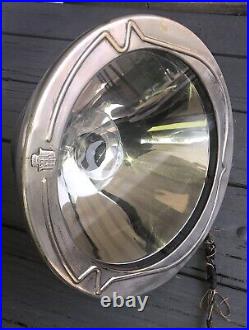 Original Cadillac Headlight Housing Scroll Ornate Bezel with Emblem Crest 1920s