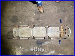 RARE Vintage 1950's Comet Wooden Handle Steering Bar Pull Snow Sled Great