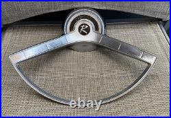 Rambler 1963-64 Amc Classic-orleans Genuine Chrome Steering Wheel Horn Bar