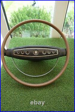 Rare Ford Mustang Mk1 Steering Wheel And Horn Bar 16 Inch Diameter