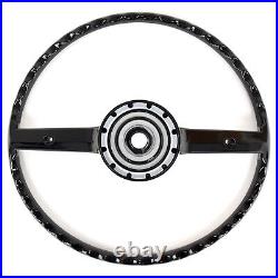 Steering Wheel 2-Spoke For Horn Bars Black 1970-1974 Torino