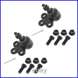 TRQ Front Steering Suspension Kit Set of 8 Ball Joints Sway Links Tie Rods Hubs