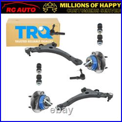 TRQ Tie Rod Hub Arm Steering Suspension 8 pc Front Kit Set for Impala Regal GP