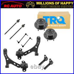 TRQ Wheel Hub Bearing Control Arm Ball Joint Tie Rod Sway Bar Link for Mustang