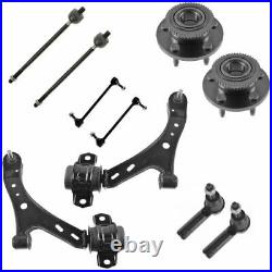TRQ Wheel Hub Bearing Control Arm Ball Joint Tie Rod Sway Bar Link for Mustang