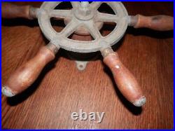 Vintage Boat Steering Wheel, Displayed in Daytona Beach Bar, 12.5 Wide